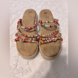 SOLD Platform rope sandal